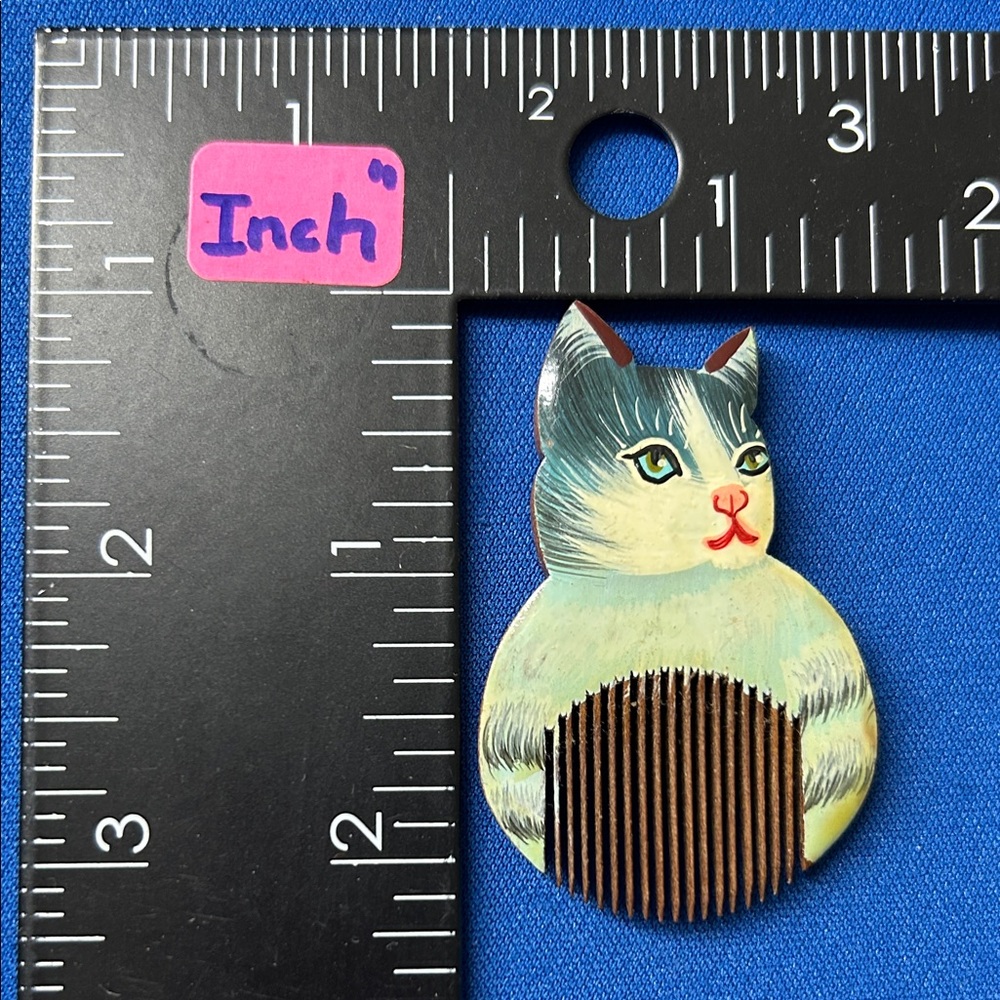 🖤ONE vintage Chinese traditional Changzhou Mini comb - Picture 6 of 7
